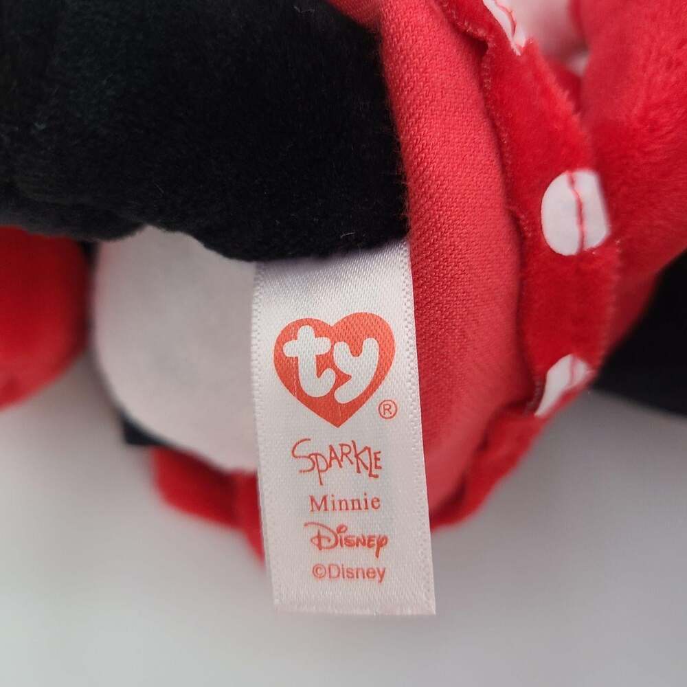 TY Minnie Mouse Beanie Babies Sparkle - Picture 5 of 9